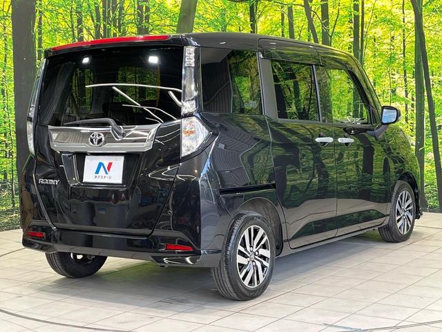 ルーミー カスタムＧ　Ｓ　後席モニター　純正９型ナビ　両側電動ドア　バックカメラ　衝突被害軽減システム　禁煙車　ドラレコ　スマートキー　ＬＥＤヘッド　ビルトインＥＴＣ　クルコン　純正１４インチアルミ　オートライト（17枚目）