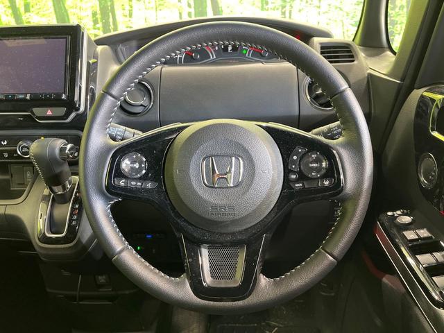 Ｎ－ＢＯＸカスタム Ｌターボ　ターボ　両側電動ドア　８インチナビ　バックカメラ　禁煙車　衝突軽減システム　コーナーセンサー　スマートキー　ＬＥＤヘッド　ＥＴＣ　純正１５インチアルミ　オートハイビーム　車線逸脱警報　オートライト（12枚目）