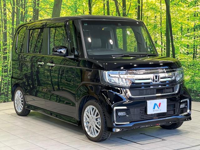 Ｎ－ＢＯＸカスタム Ｌターボ　ターボ　両側電動ドア　８インチナビ　バックカメラ　禁煙車　衝突軽減システム　コーナーセンサー　スマートキー　ＬＥＤヘッド　ＥＴＣ　純正１５インチアルミ　オートハイビーム　車線逸脱警報　オートライト（16枚目）