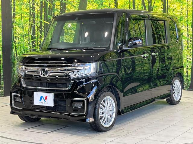Ｎ－ＢＯＸカスタム Ｌターボ　ターボ　両側電動ドア　８インチナビ　バックカメラ　禁煙車　衝突軽減システム　コーナーセンサー　スマートキー　ＬＥＤヘッド　ＥＴＣ　純正１５インチアルミ　オートハイビーム　車線逸脱警報　オートライト（55枚目）