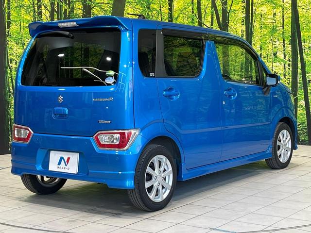 ワゴンR ハイブリッドFZ 純正8インチナビ 衝突軽減 全周囲カメラ 禁煙車 シートヒーター ドラレコ コーナーセンサー スマートキー HIDヘッド ETC 純正14インチアルミ オートライト Bluetooth(17枚目)