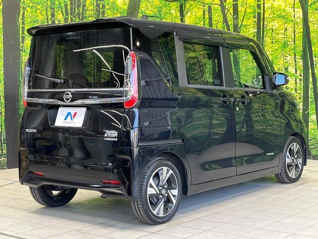 ルークス ハイウェイスター　Ｇターボプロパイロットエディション　両側電動ドア　ターボ　純正９型ナビ　全周囲カメラ　衝突被害軽減システム　プロパイロット　禁煙車　ドラレコ　コーナーセンサー　ＬＥＤヘッド　ＥＴＣ　純正１５インチアルミ　車線逸脱警報　オートライト（17枚目）