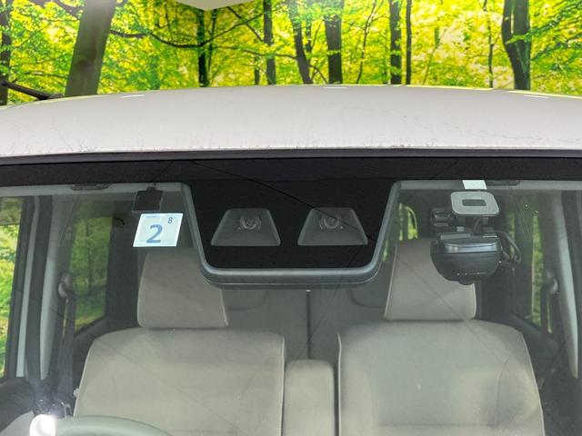 ムーヴキャンバス ＧメイクアップＶＳ　ＳＡＩＩＩ　ＳＤナビ　両側電動ドア　全周囲カメラ　衝突被害軽減システム　禁煙車　シートヒーター　ドラレコ　スマートキー　ＬＥＤヘッド　ＥＴＣ　オートハイビーム　車線逸脱警報　オートライト　オートエアコン（3枚目）