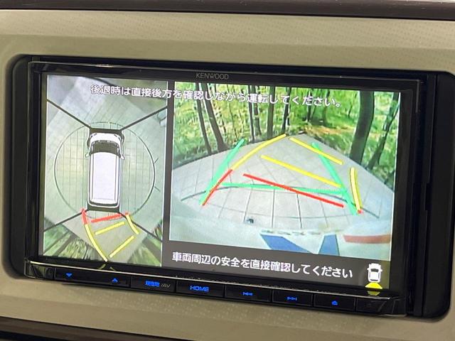 ムーヴキャンバス ＧメイクアップＶＳ　ＳＡＩＩＩ　ＳＤナビ　両側電動ドア　全周囲カメラ　衝突被害軽減システム　禁煙車　シートヒーター　ドラレコ　スマートキー　ＬＥＤヘッド　ＥＴＣ　オートハイビーム　車線逸脱警報　オートライト　オートエアコン（5枚目）