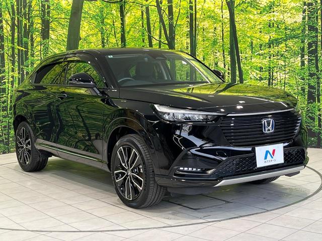 ヴェゼル e:HEV Z 純正9型ナビ バックカメラ 衝突被害軽減システム レーダークルーズ 禁煙車 電動リアゲート ハーフレザーシート ドラレコ コーナーセンサー スマートキー LEDヘッド ETC 純正18インチアルミ(16枚目)