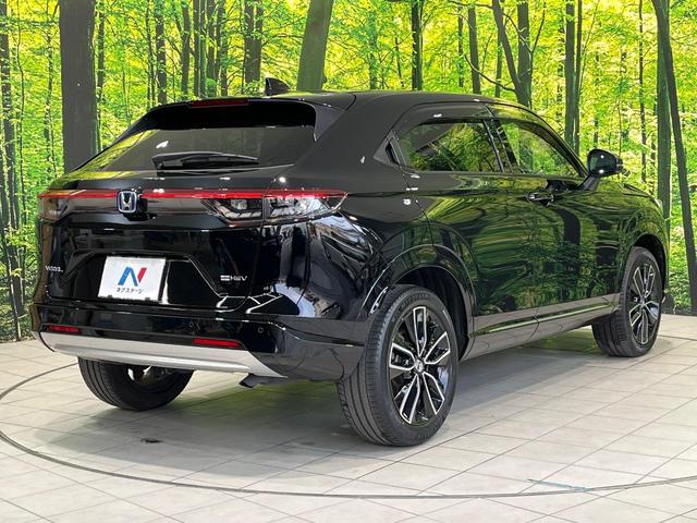 ヴェゼル e:HEV Z 純正9型ナビ バックカメラ 衝突被害軽減システム レーダークルーズ 禁煙車 電動リアゲート ハーフレザーシート ドラレコ コーナーセンサー スマートキー LEDヘッド ETC 純正18インチアルミ(17枚目)