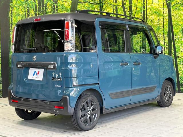 スペーシアギア ハイブリッドＸＺ　純正８型ナビ　両側電動ドア　バックカメラ　衝突被害軽減　禁煙車　レーダークルーズ　コーナーセンサー　シートヒーター　スマートキー　ＥＴＣ　純正アルミ　車線逸脱警報　オートエアコン　Ｂｌｕｅｔｏｏｔｈ（17枚目）