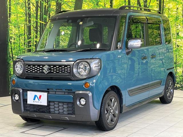 スペーシアギア ハイブリッドＸＺ　純正８型ナビ　両側電動ドア　バックカメラ　衝突被害軽減　禁煙車　レーダークルーズ　コーナーセンサー　シートヒーター　スマートキー　ＥＴＣ　純正アルミ　車線逸脱警報　オートエアコン　Ｂｌｕｅｔｏｏｔｈ（58枚目）