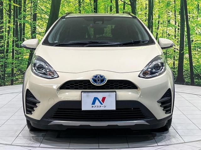 アクア クロスオーバー　衝突被害軽減システム　禁煙車　ハーフレザーシート　ＥＴＣ　純正１６インチアルミ　オートエアコン　ＣＤ　プライバシーガラス（40枚目）