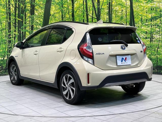 アクア クロスオーバー　衝突被害軽減システム　禁煙車　ハーフレザーシート　ＥＴＣ　純正１６インチアルミ　オートエアコン　ＣＤ　プライバシーガラス（45枚目）