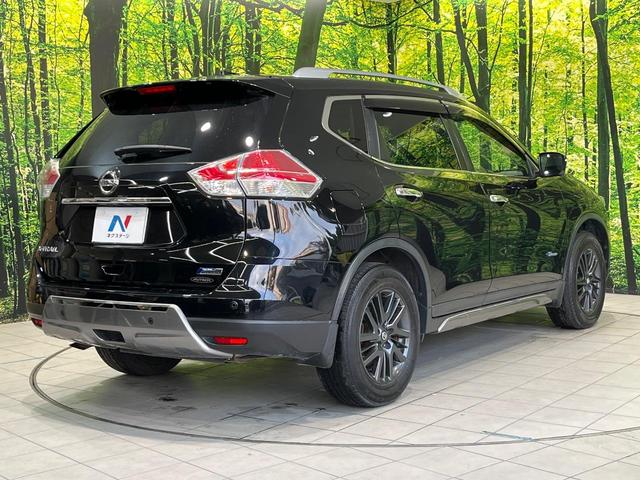 エクストレイル ２０Ｘ　ＨＶブラクＸトリマＸエマジェンシーブレーキＰ　メーカーナビ　全周囲カメラ　衝突被害軽減システム　禁煙車　ドラレコ　コーナーセンサー　スマートキー　ＬＥＤヘッド　ルーフレール　ビルトインＥＴＣ　クルコン　純正１７インチアルミ　パークアシスト（18枚目）