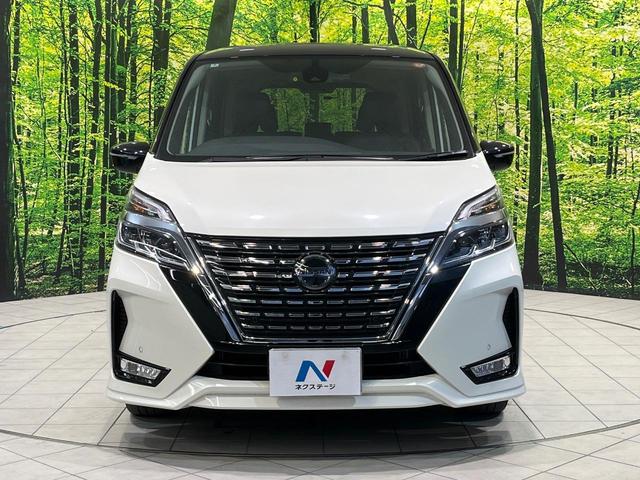 セレナ ハイウェイスターＶ　アルパイン１１インチナビ　プロパイロット　１０．１インチ後席モニター　衝突軽減システム　ブラインドスポットモニター　クリアランスソナー　両側パワースライドドア　シートヒーター　ハンドルヒーター（14枚目）