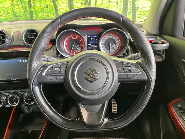 スイフトスポーツ ベースグレード MT車 ディスプレイオーディオ 禁煙車 シートヒーター ドラレコ スマートキー LEDヘッド ETC クルコン 純正17インチアルミ オートライト オートエアコン Bluetooth CD DVD再生(11枚目)