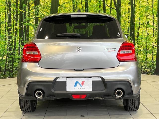 スイフトスポーツ ベースグレード MT車 ディスプレイオーディオ 禁煙車 シートヒーター ドラレコ スマートキー LEDヘッド ETC クルコン 純正17インチアルミ オートライト オートエアコン Bluetooth CD DVD再生(42枚目)