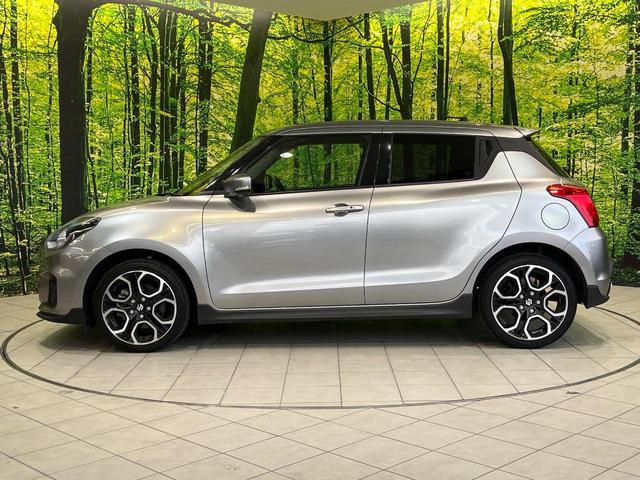 スイフトスポーツ ベースグレード MT車 ディスプレイオーディオ 禁煙車 シートヒーター ドラレコ スマートキー LEDヘッド ETC クルコン 純正17インチアルミ オートライト オートエアコン Bluetooth CD DVD再生(45枚目)