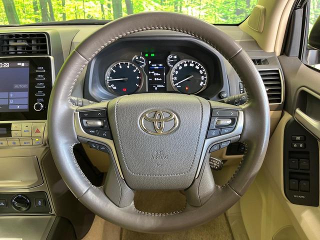 ランドクルーザープラド ＴＸ　Ｌパッケージ　マットブラックエディション　純正９型ナビ　全周囲カメラ　サンルーフ　衝突被害軽減システム　レーダークルーズ　禁煙車　前席シートエアコン　ドラレコ　コーナーセンサー　ＬＥＤヘッド　ＥＴＣ２．０（17枚目）