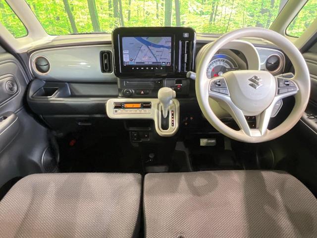 ワゴンＲスマイル ハイブリッドＳ　純正９型ナビ　電動スライドドア　全周囲カメラ　衝突被害軽減システム　レーダークルーズ　禁煙車　シートヒーター　ドラレコ　コーナーセンサー　スマートキー　ＬＥＤヘッド　ビルトインＥＴＣ　オートハイビーム（2枚目）