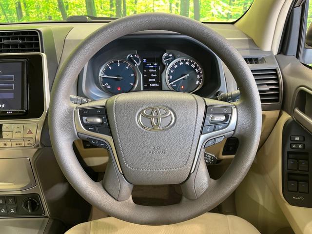 ランドクルーザープラド TX サンルーフ 純正9型ナビ バックカメラ 衝突被害軽減 ルーフレール レーダークルーズ 禁煙車 スマートキー LEDヘッド ビルトインETC 純正17インチアルミ(11枚目)