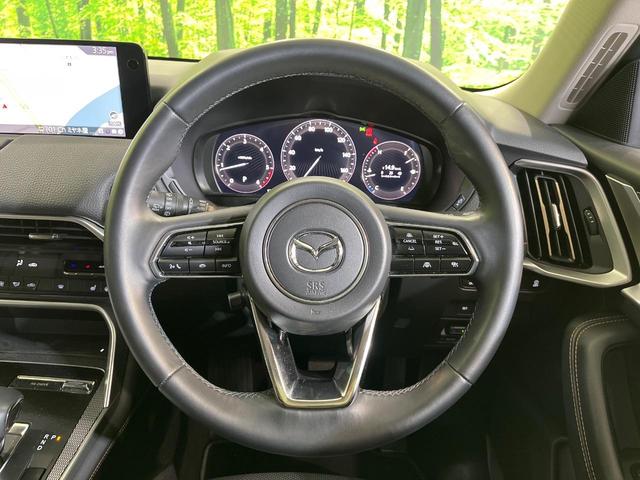 CX-60 XD Lパッケージ ターボ 純正12.3インチナビ 後席モニター スマートブレーキサポート レーダークルーズコントロール 前席シートヒーター 電動リアゲート LEDヘッドライト 純正革巻きステアリング ETC ドラレコ(11枚目)