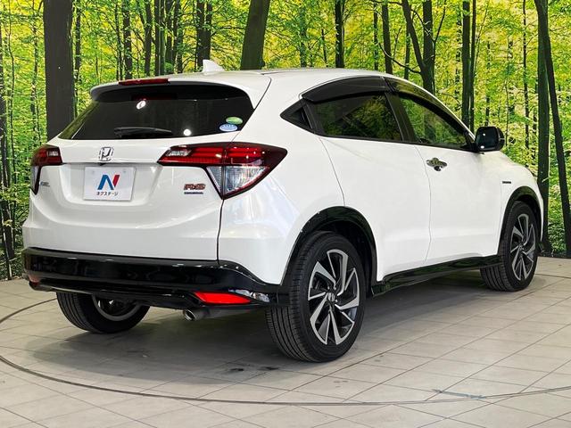 ヴェゼル ハイブリッドRS・ホンダセンシング 純正SDナビ バックカメラ 衝突被害軽減システム ハーフレザーシート スマートキー LEDヘッド ビルトインETC 純正18インチアルミ オートライト デュアルエアコン Bluetooth CD(17枚目)