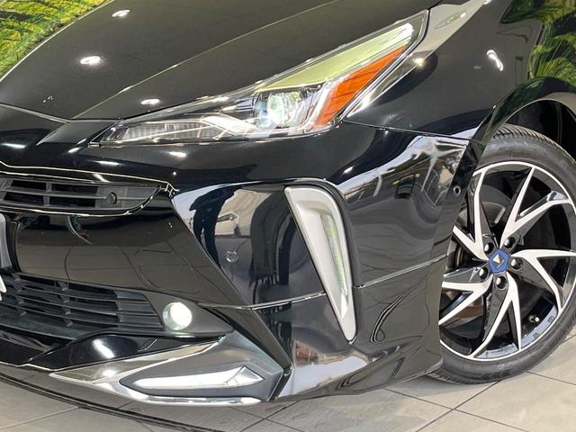 プリウス Aツーリングセレクション モデリスタ 純正SDナビ バックカメラ 衝突被害軽減システム レーダークルーズ ハーフレザーシート パワーシート ドラレコ コーナーセンサー スマートキー LEDヘッド ETC 純正17インチアルミ(12枚目)