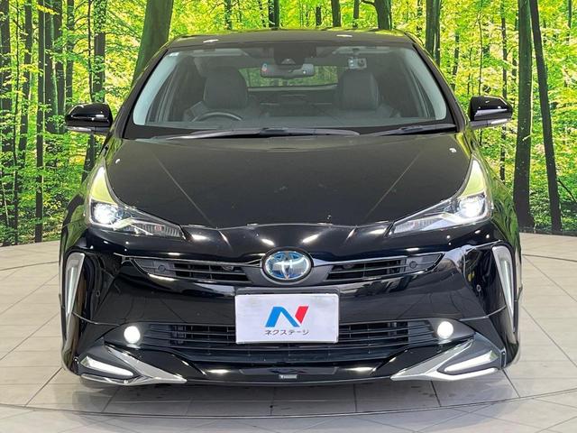 プリウス Aツーリングセレクション モデリスタ 純正SDナビ バックカメラ 衝突被害軽減システム レーダークルーズ ハーフレザーシート パワーシート ドラレコ コーナーセンサー スマートキー LEDヘッド ETC 純正17インチアルミ(14枚目)