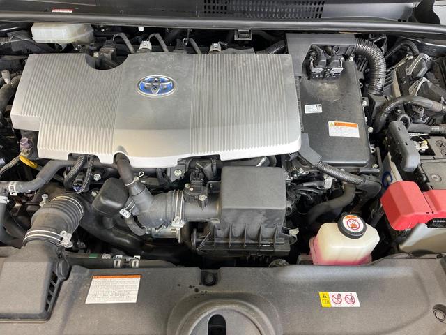 プリウス Aツーリングセレクション モデリスタ 純正SDナビ バックカメラ 衝突被害軽減システム レーダークルーズ ハーフレザーシート パワーシート ドラレコ コーナーセンサー スマートキー LEDヘッド ETC 純正17インチアルミ(18枚目)