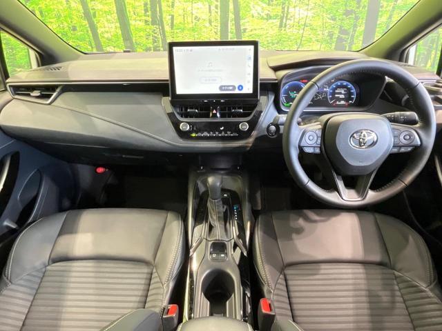 カローラツーリング ハイブリッド ダブルバイビー 純正10.5型ナビ バックカメラ 衝突被害軽減システム レーダークルーズ 禁煙車 ハーフレザーシート ドラレコ コーナーセンサー スマートキー LEDヘッド ETC2.0 純正17インチアルミ(2枚目)