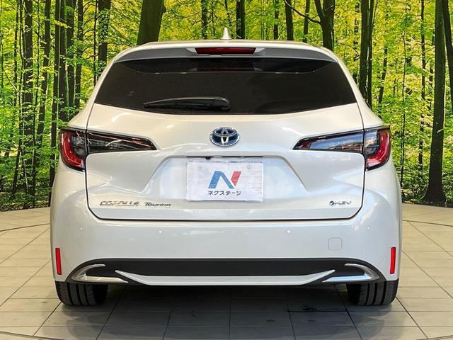 カローラツーリング ハイブリッド ダブルバイビー 純正10.5型ナビ バックカメラ 衝突被害軽減システム レーダークルーズ 禁煙車 ハーフレザーシート ドラレコ コーナーセンサー スマートキー LEDヘッド ETC2.0 純正17インチアルミ(15枚目)