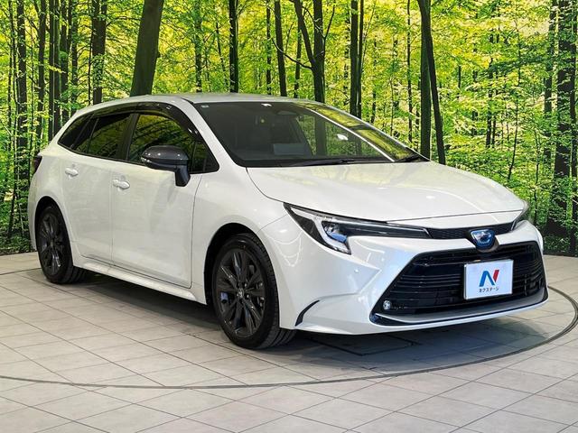 カローラツーリング ハイブリッド ダブルバイビー 純正10.5型ナビ バックカメラ 衝突被害軽減システム レーダークルーズ 禁煙車 ハーフレザーシート ドラレコ コーナーセンサー スマートキー LEDヘッド ETC2.0 純正17インチアルミ(16枚目)