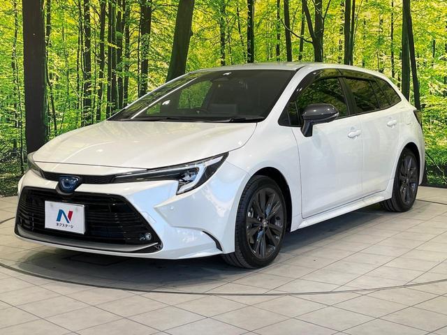 カローラツーリング ハイブリッド ダブルバイビー 純正10.5型ナビ バックカメラ 衝突被害軽減システム レーダークルーズ 禁煙車 ハーフレザーシート ドラレコ コーナーセンサー スマートキー LEDヘッド ETC2.0 純正17インチアルミ(27枚目)