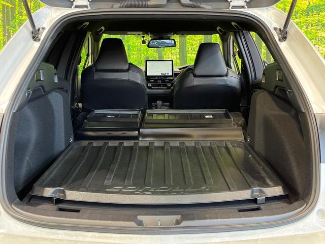 カローラツーリング ハイブリッド ダブルバイビー 純正10.5型ナビ バックカメラ 衝突被害軽減システム レーダークルーズ 禁煙車 ハーフレザーシート ドラレコ コーナーセンサー スマートキー LEDヘッド ETC2.0 純正17インチアルミ(43枚目)