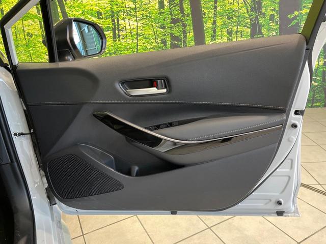 カローラツーリング ハイブリッド ダブルバイビー 純正10.5型ナビ バックカメラ 衝突被害軽減システム レーダークルーズ 禁煙車 ハーフレザーシート ドラレコ コーナーセンサー スマートキー LEDヘッド ETC2.0 純正17インチアルミ(47枚目)