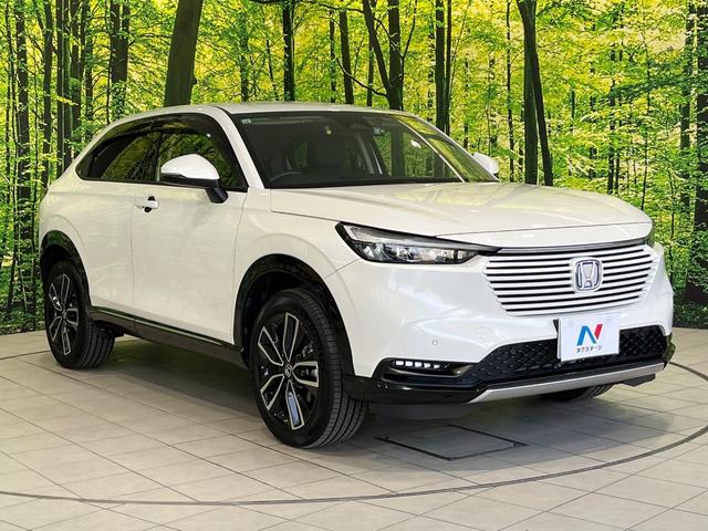 ヴェゼル e:HEV Z SDナビ バックカメラ 衝突被害軽減システム 禁煙車 電動リアゲート ハーフレザーシート ドラレコ コーナーセンサー スマートキー LEDヘッド ETC 純正18インチアルミ オートハイビーム(16枚目)