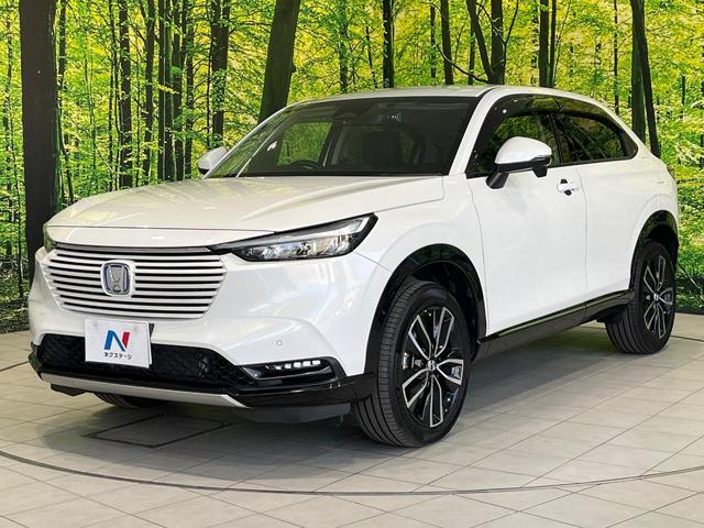 ヴェゼル e:HEV Z SDナビ バックカメラ 衝突被害軽減システム 禁煙車 電動リアゲート ハーフレザーシート ドラレコ コーナーセンサー スマートキー LEDヘッド ETC 純正18インチアルミ オートハイビーム(57枚目)