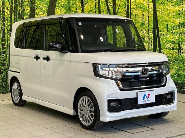 Ｎ－ＢＯＸカスタム Ｌターボ　ターボ　両側電動ドア　ＳＤナビ　バックカメラ　衝突被害軽減システム　禁煙車　ハーフレザーシート　ドラレコ　コーナーセンサー　スマートキー　ＬＥＤヘッド　ビルトインＥＴＣ　純正１５インチアルミ（16枚目）