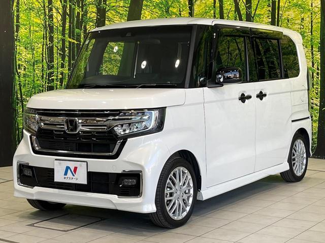 Ｎ－ＢＯＸカスタム Ｌターボ　ターボ　両側電動ドア　ＳＤナビ　バックカメラ　衝突被害軽減システム　禁煙車　ハーフレザーシート　ドラレコ　コーナーセンサー　スマートキー　ＬＥＤヘッド　ビルトインＥＴＣ　純正１５インチアルミ（54枚目）