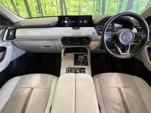 CX-60 XD エクスクルーシブモード ターボ ディーゼル(軽油) ガラスルーフ マツダコネクト12.3ナビ 全周囲カメラ 衝突軽減システム レーダークルーズ 禁煙車 電動リアゲート レザーシート 全席シートヒーター 前席シートエアコン(2枚目)