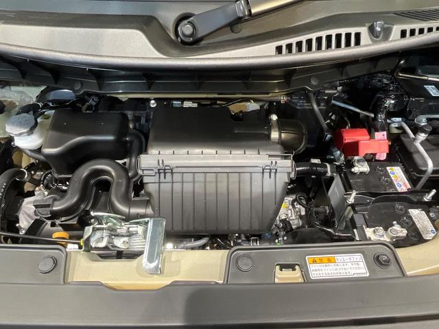 スペーシア ハイブリッドＸ　届出済未使用車　両側電動ドア　衝突被害軽減システム　シートヒーター　スマートキー　ＬＥＤヘッド　オートライト　オートエアコン（18枚目）