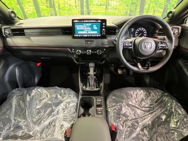 ヴェゼル ｅ：ＨＥＶ　ＲＳ　純正９インチナビ　全周囲カメラ　ホンダセンシング　アダプティブクルーズコントロール　クリアランスソナー　オートマチックハイビーム　シートヒーター　パワーバックドア　フルセグＴＶ　ＥＴＣ（2枚目）