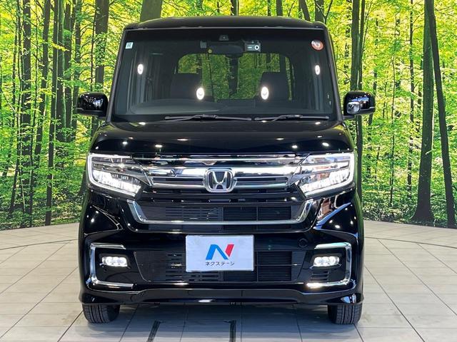 Ｎ－ＢＯＸカスタム Ｌ　電動スライドドア　純正８インチナビ　バックカメラ　衝突被害軽減システム　禁煙車　ドラレコ　コーナーセンサー　スマートキー　ＬＥＤヘッド　ビルトインＥＴＣ　純正１４インチアルミ　オートハイビーム（14枚目）