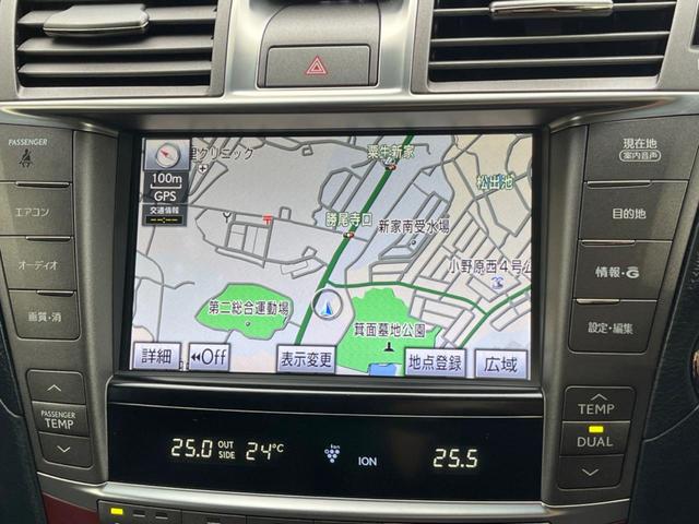 ＬＳ ＬＳ４６０　バージョンＳＺ　Ｉパッケージ　中期　プリクラッシュセーフティ　ムーンルーフ　クリアランスソナー　純正ＨＤＤナビ　バックカメラ　純正ＢＢＳ製１９インチＡＷ　メモリー付きパワーシート　シートベンチレーション　黒革シート　ＨＩＤヘッド（66枚目）