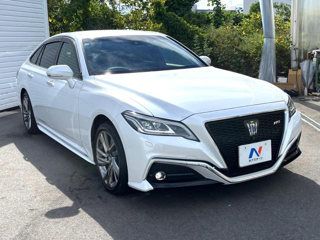 クラウンハイブリッド ＲＳ　後期　セーフティパッケージプラス　純正１２．３インチナビ　パノラミックビュー　ブラインドスポット　セーフティセンス　三眼ＬＥＤヘッド　ハーフレザー　パワーシート　純正ＯＰ１８インチＡＷ　スマートキー（17枚目）