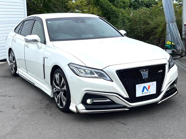 クラウンハイブリッド ＲＳアドバンス　モデリスタエアロキット　モデリスタ１９インチＡＷ　セーフティパッケージプラス　レザーシートパッケージ　純正ナビ　パノラミックビュー　メモリー付パワーシート　シートベンチレーション　三眼ＬＥＤ　禁煙車（17枚目）