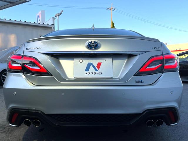 クラウンハイブリッド RSアドバンス レザーシートパッケージ セーフティパッケージプラス セーフティセンス ブラインドスポット 純正ナビ パノラミックビュー メモリー付パワーシート シートベンチレーション 三眼LEDヘッド パドルシフト(15枚目)