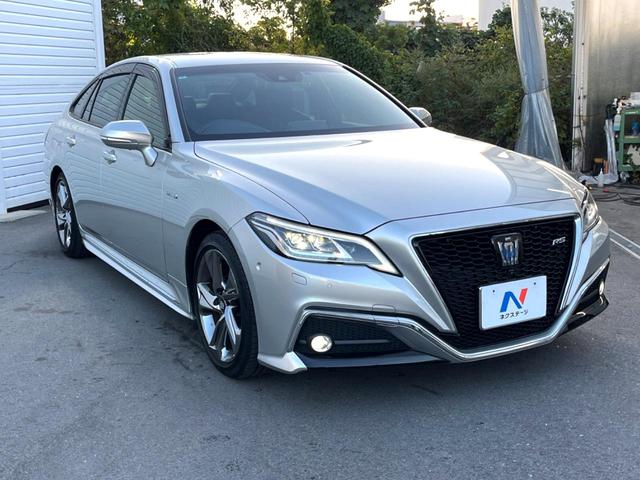 クラウンハイブリッド RSアドバンス レザーシートパッケージ セーフティパッケージプラス セーフティセンス ブラインドスポット 純正ナビ パノラミックビュー メモリー付パワーシート シートベンチレーション 三眼LEDヘッド パドルシフト(18枚目)