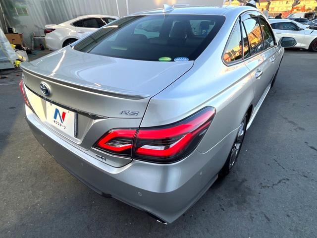 クラウンハイブリッド RSアドバンス レザーシートパッケージ セーフティパッケージプラス セーフティセンス ブラインドスポット 純正ナビ パノラミックビュー メモリー付パワーシート シートベンチレーション 三眼LEDヘッド パドルシフト(19枚目)