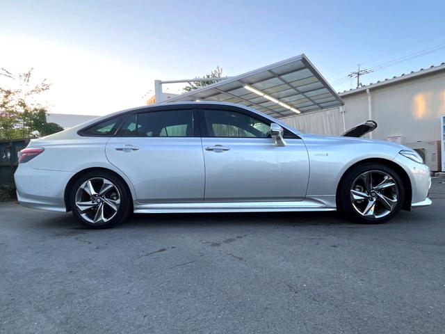 クラウンハイブリッド RSアドバンス レザーシートパッケージ セーフティパッケージプラス セーフティセンス ブラインドスポット 純正ナビ パノラミックビュー メモリー付パワーシート シートベンチレーション 三眼LEDヘッド パドルシフト(23枚目)