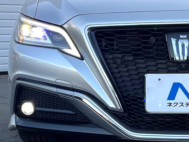 クラウンハイブリッド RSアドバンス レザーシートパッケージ セーフティパッケージプラス セーフティセンス ブラインドスポット 純正ナビ パノラミックビュー メモリー付パワーシート シートベンチレーション 三眼LEDヘッド パドルシフト(24枚目)