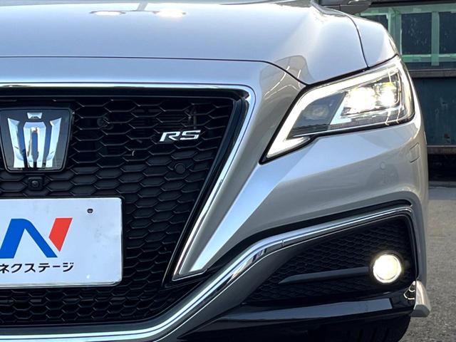 クラウンハイブリッド RSアドバンス レザーシートパッケージ セーフティパッケージプラス セーフティセンス ブラインドスポット 純正ナビ パノラミックビュー メモリー付パワーシート シートベンチレーション 三眼LEDヘッド パドルシフト(25枚目)
